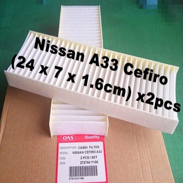 Air Filter Nissan Cefiro A33 (2PCS)