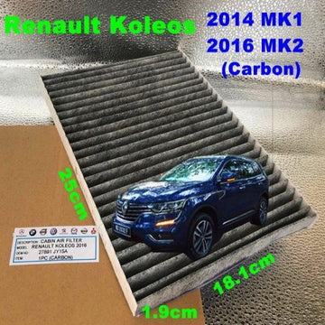 Air Filter Renault Koleos 2016 (Carbon)