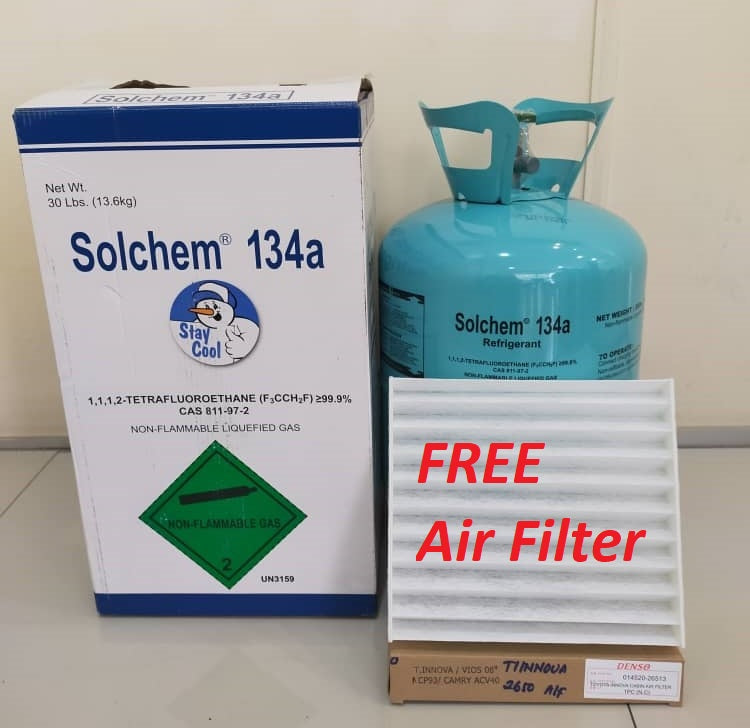 Solchem 134a Refrigerants (13.6Kg)