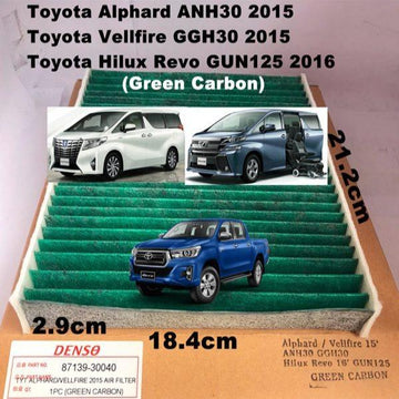 Air Filter Toyota Alphard AH30 / Vellfire 2015 (Green Carbon)