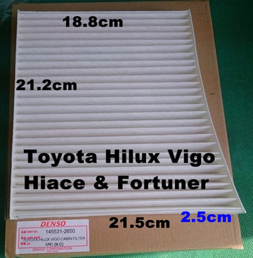 Air Filter Toyota Hilux Vigo KDN25 / HiAce H200,KDN200 / Fortuner AN50,AN60