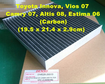 Air Filter Toyota Innova AN40 / Camry ACV30 2007 / Vios NCP93 2007 / Corolla Altis 2008 / Estima ACR50 N/M (Carbon)