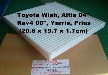 Air Filter Toyota Wish AE10 / Altis 2004 / Rav 4 XA20 2000 / Yaris / Prius