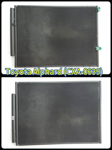 Condenser Toyota Alphard 2.4 / 3.0 AH10 2002-2007 With Filter Pad