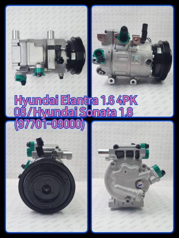 Compressor Hyundai Elantra 1.6 / Sonata 1.8 4PK 2008