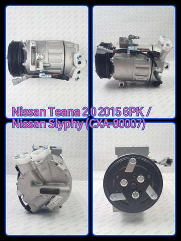 Compressor Nissan Teana 2.0 2015/Nissan Slyphy 6PK