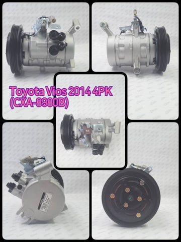 Compressor Toyota Vios NCP150 2014 4PK