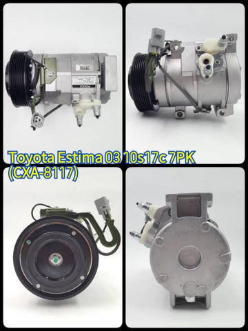 Compressor Toyota Estima ACR30 2003 / Harrier UX10 1996 / Alphard 3.0 AH10 2002-2008 7PK