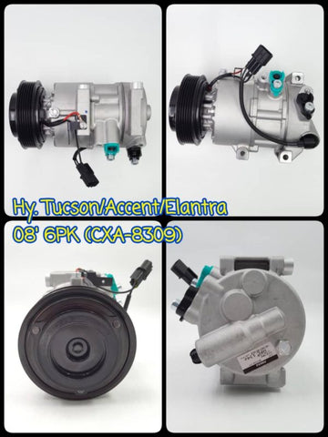 Compressor Hyundai Tucson / Accent / Elantra 2008 6PK