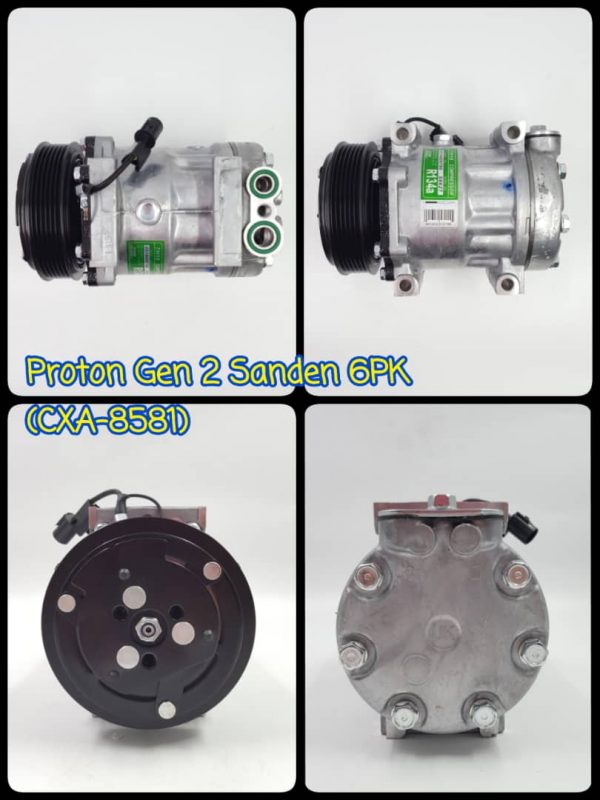 Compressor Proton Gen2 O/M W/O Rubber 6PK