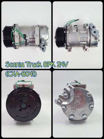 Compressor Scania Truck 8PK 24V