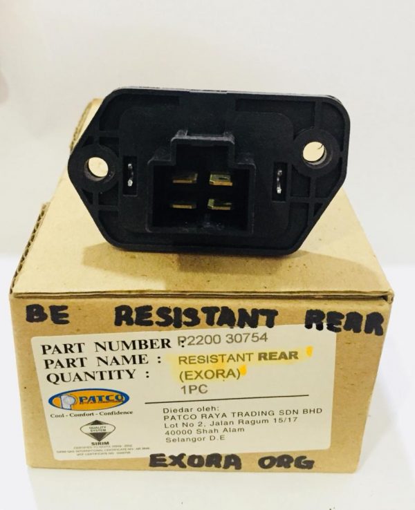 Resistor Control Proton Exora Patco Rear ORG