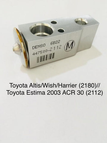 Valve Toyota Altis / Wish AE10 / Harrier UX30 / Estima ACR30 2003 (2860=2180)