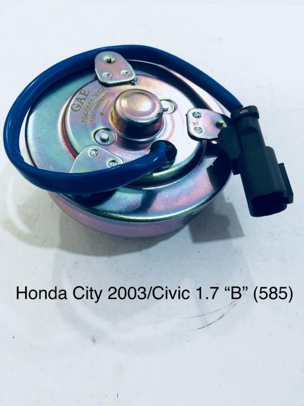 Fan Motor Honda Civic 1.7 / City 2003 IDSI 12V (585)