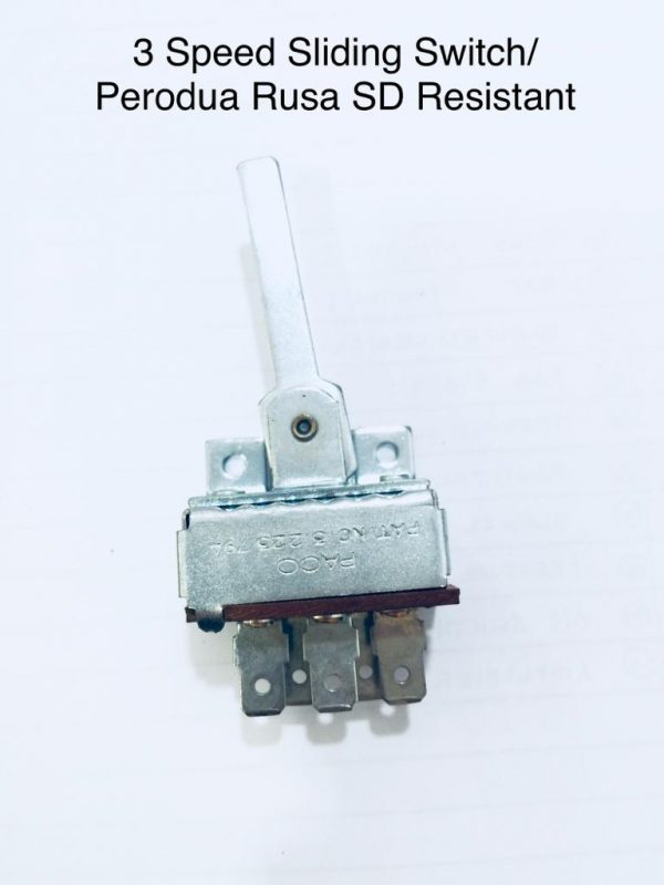 Resistor Control Perodua Rusa SD (3 Speed Sliding Switch)