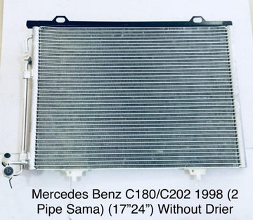 Condenser Mercedes Benz W180/W202 1998 (2 Pipe Sama) (17″24″) Without Drier