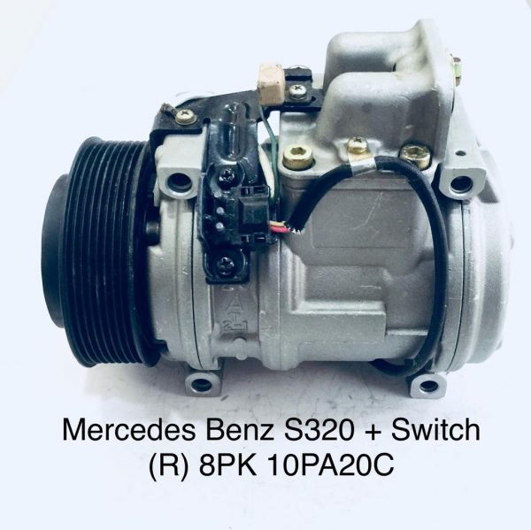 Compressor Mercedes Benz S320 With Switch (R) 8PK 10PA20C