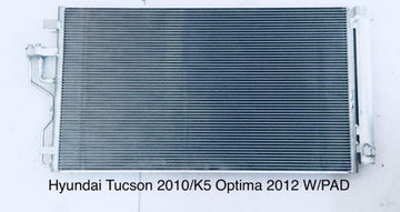 Condenser Hyundai Tucson 2010 With Filter Pad