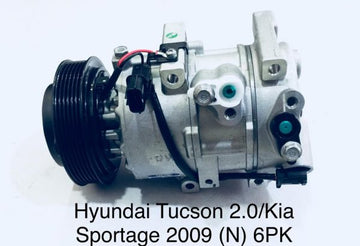 Compressor Hyundai Tucson 2.0 / Kia Sporatage 2009 (N) 6PK