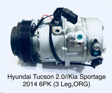 Compressor  Kia Sportage 2014 6PK (3 Leg)