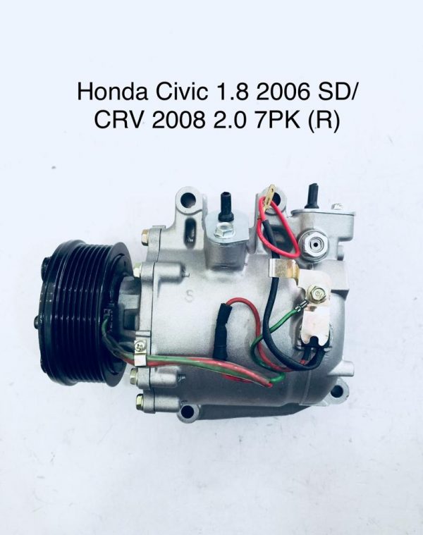 Compressor Honda Civic 1.8 2006 SD/CRV 2.0 2008 7PK (R)