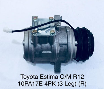 Compressor Toyota Estima O/M R12 10PA17E 4PK (3 Legs) (R)