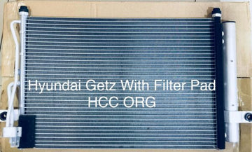 Condenser Hyundai Getz With Filter Pad HCC ORG